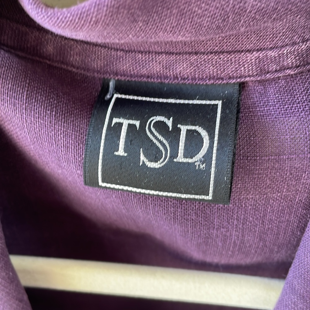 Vintage TSD Purple Hemp Jacket size Small - Picture 2 of 8